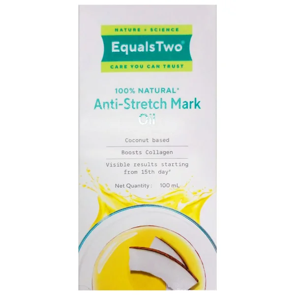 EqualsTwo Anti Stretch Mark Oil, 100 ml, Pack of 1