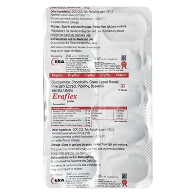 Eraflex Tablet 10's, Pack of 10