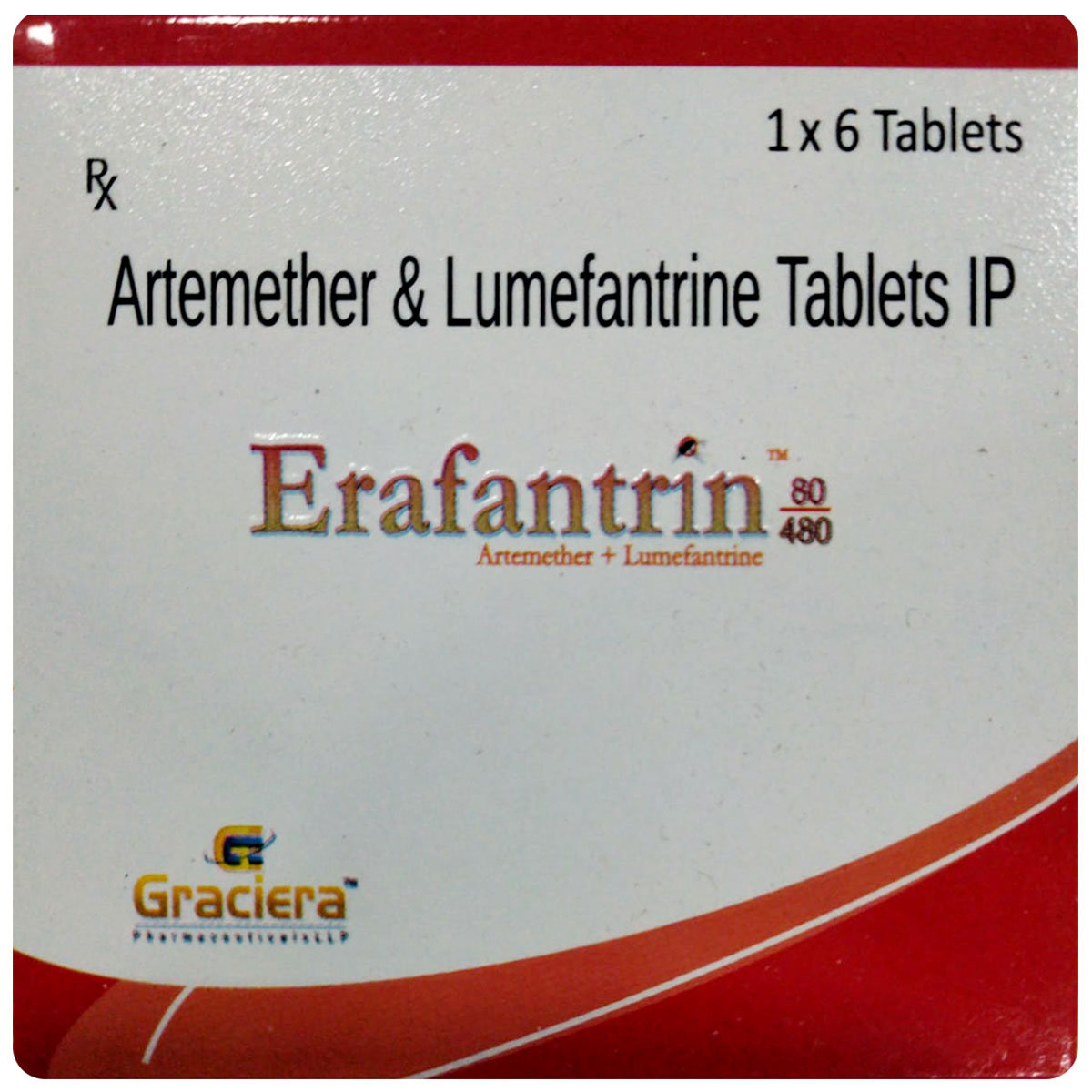 Erafantrin 80/480 Tablet 6's, Pack of 6 TabletS Erafantrin 80/480 Tablet 6's, Pack of 6 TabletS