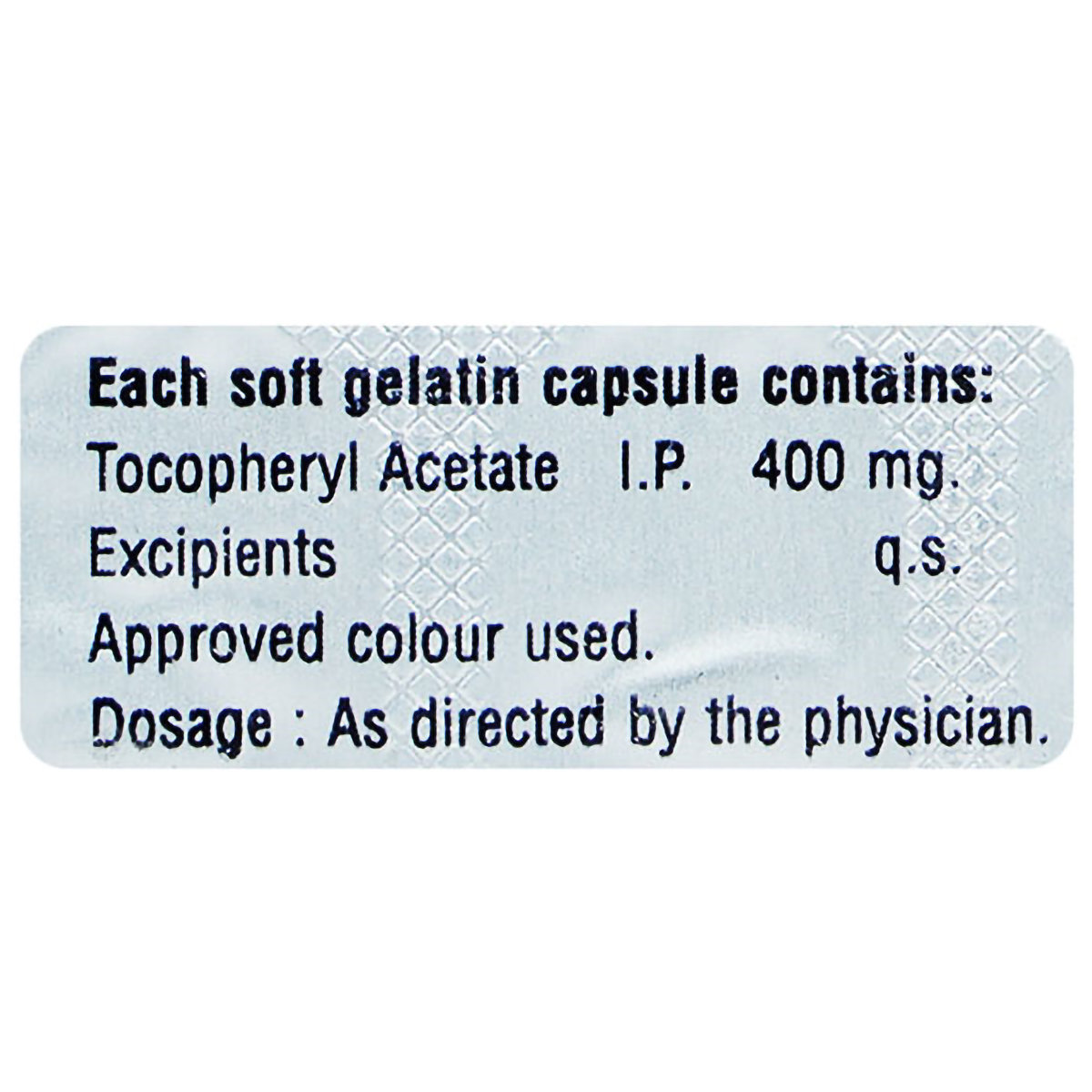 Erich 400 mg Capsule 10's, Pack of 10 IndiaS Erich 400 mg Capsule 10's, Pack of 10 IndiaS