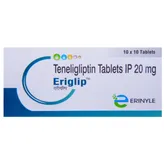 Eriglip 20 mg Tablet 10's, Pack of 10 TabletS