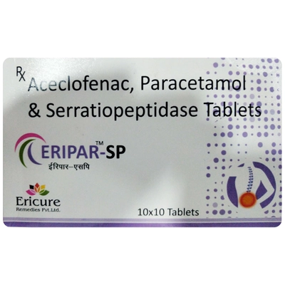 Eripar-SP Tablet 10's, Pack of 10 TABLETS