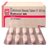 New Erythrocin 500 Tablet 10's, Pack of 10 TABLETS