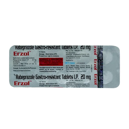 Erzol 20mg Tablet 10's