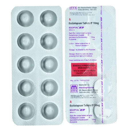 Esciptal 10 Tablet 10's