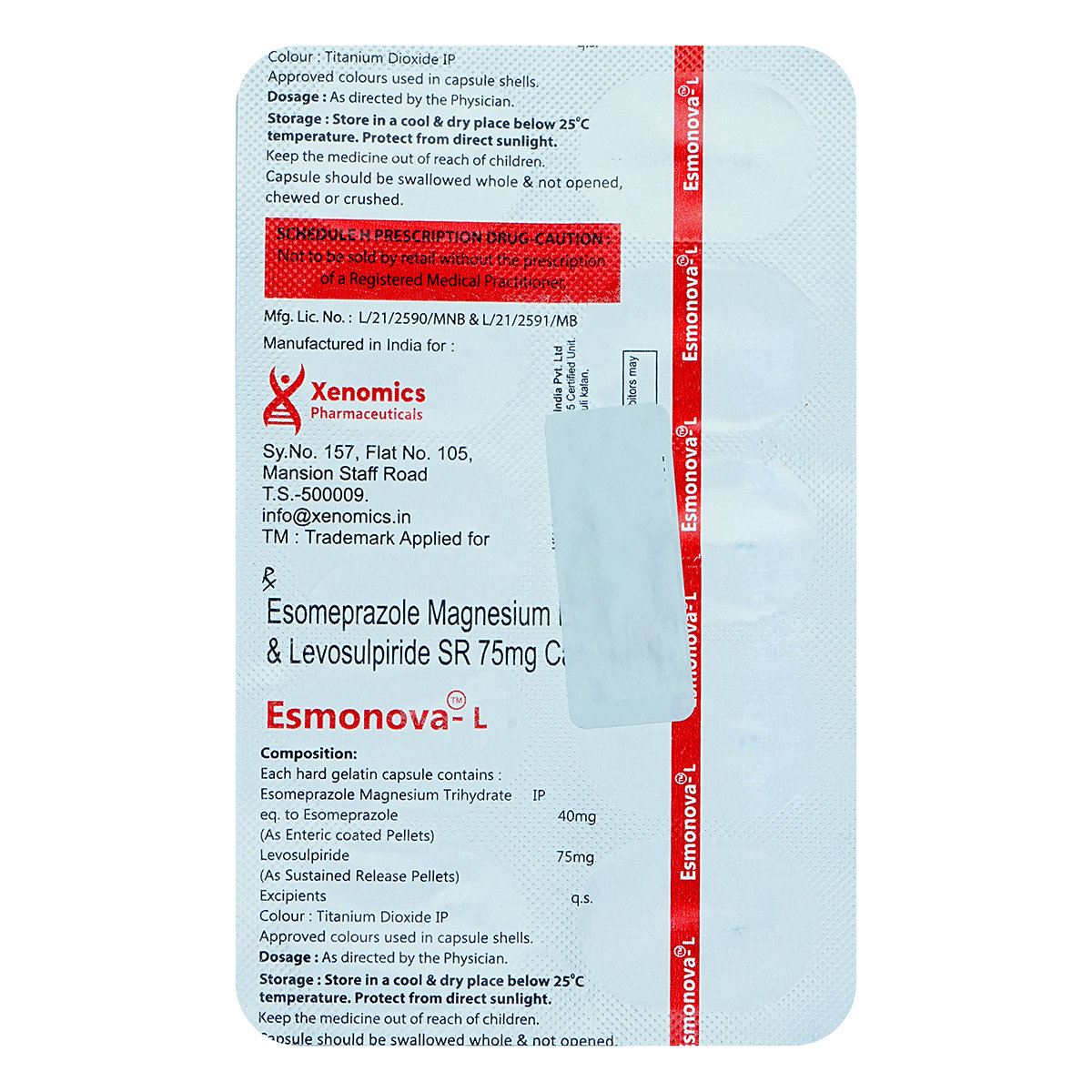 Buy Esmonova-L Capsule 10's Online