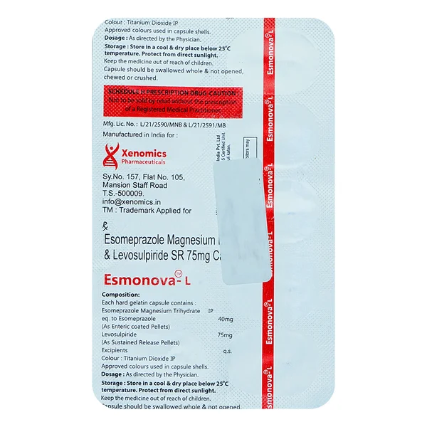 Esmonova-L Capsule 10's