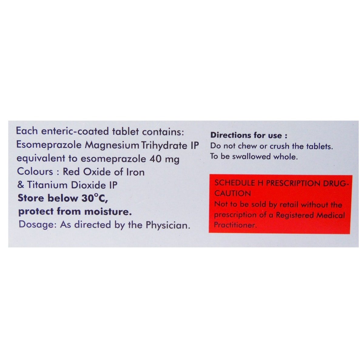 Esofag-40 Tablet 10's, Pack of 10 TabletS Esofag-40 Tablet 10's, Pack of 10 TabletS