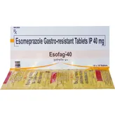 Esofag-40 Tablet 10's, Pack of 10 TabletS