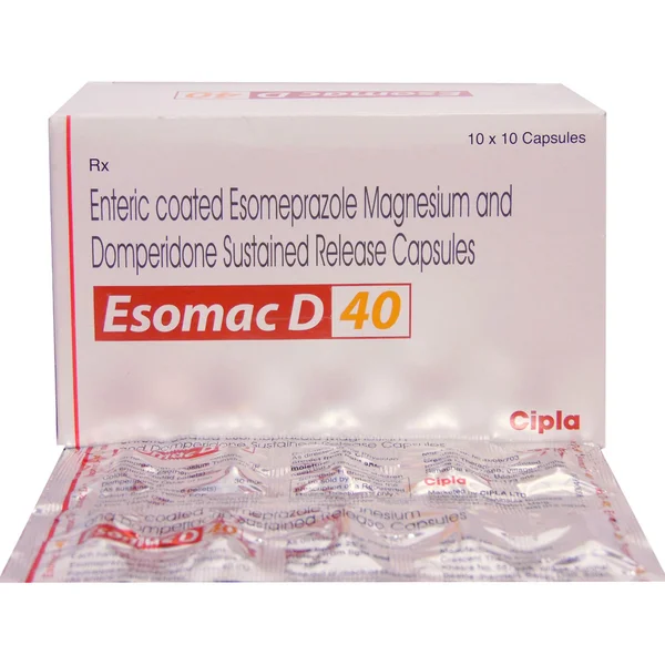 Esomac D 40 Capsule 10's, Pack of 10 CAPSULES