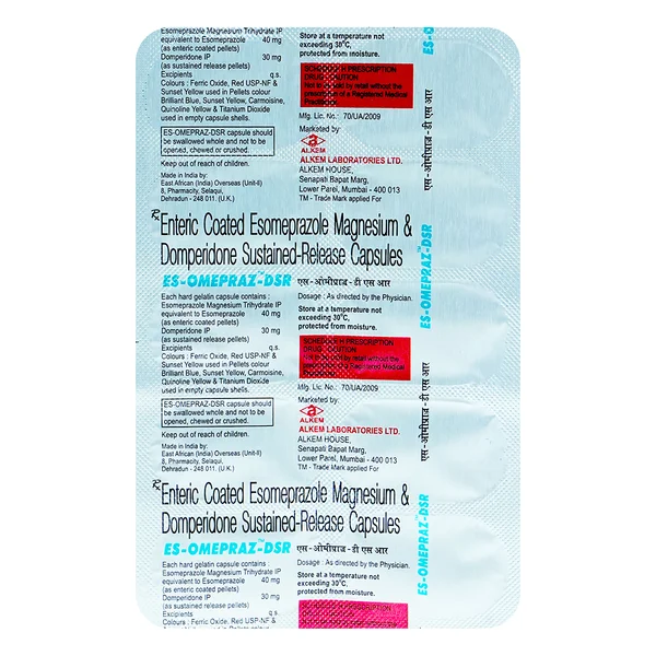ES-Omepraz-DSR Capsule 10's
