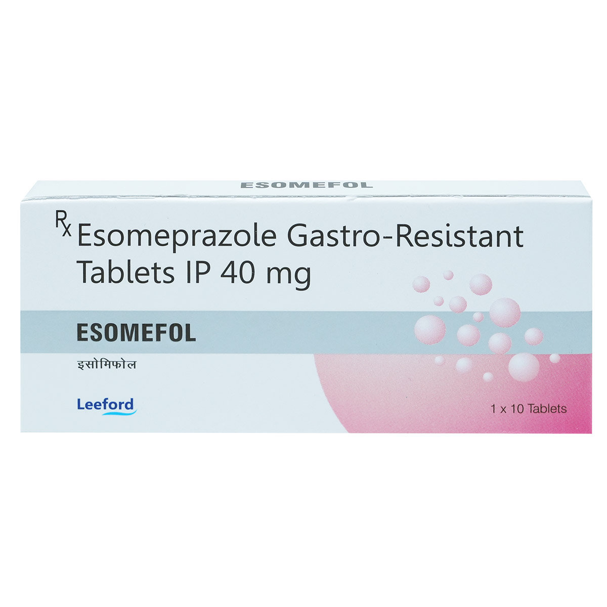 Esomefol 40 mg Tablet 10's, Pack of 10 TABLETS Esomefol 40 mg Tablet 10's, Pack of 10 TABLETS