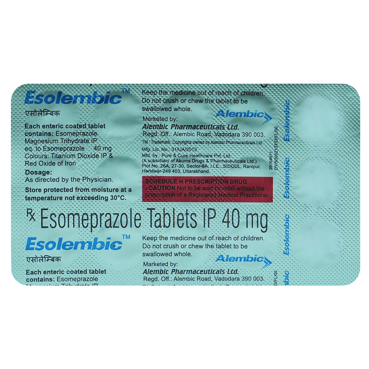 Esolembic 40 Tablet 15's, Pack of 15 TABLETS Esolembic 40 Tablet 15's, Pack of 15 TABLETS
