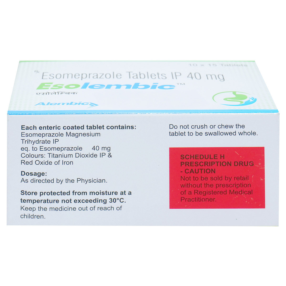 Esolembic 40 Tablet 15's, Pack of 15 TABLETS Esolembic 40 Tablet 15's, Pack of 15 TABLETS
