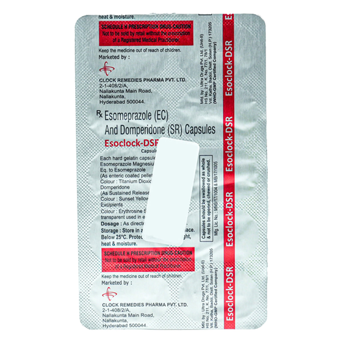 Esoclock-DSR Capsule 10's, Pack of 10 CapsuleS Esoclock-DSR Capsule 10's, Pack of 10 CapsuleS