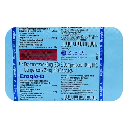 Esogle-D Capsule 10's