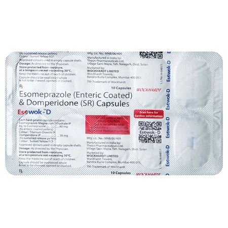 Esowok-D Capsule 10's