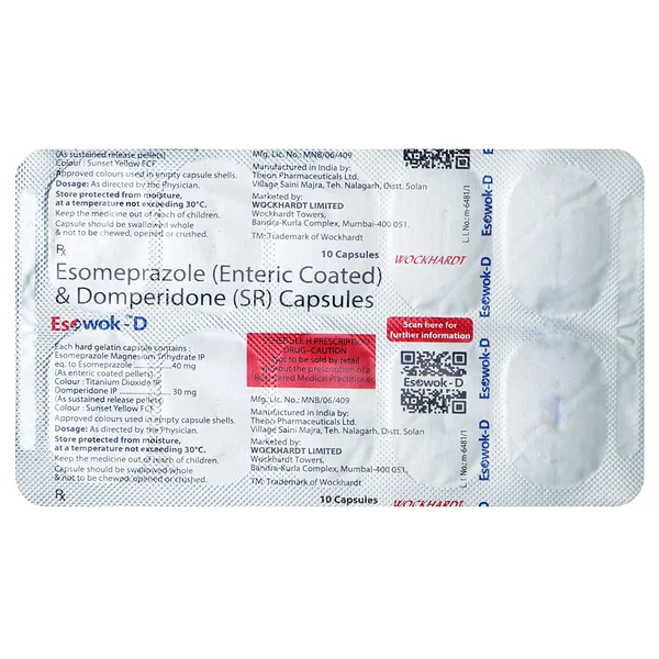 Esowok-D Capsule 10's