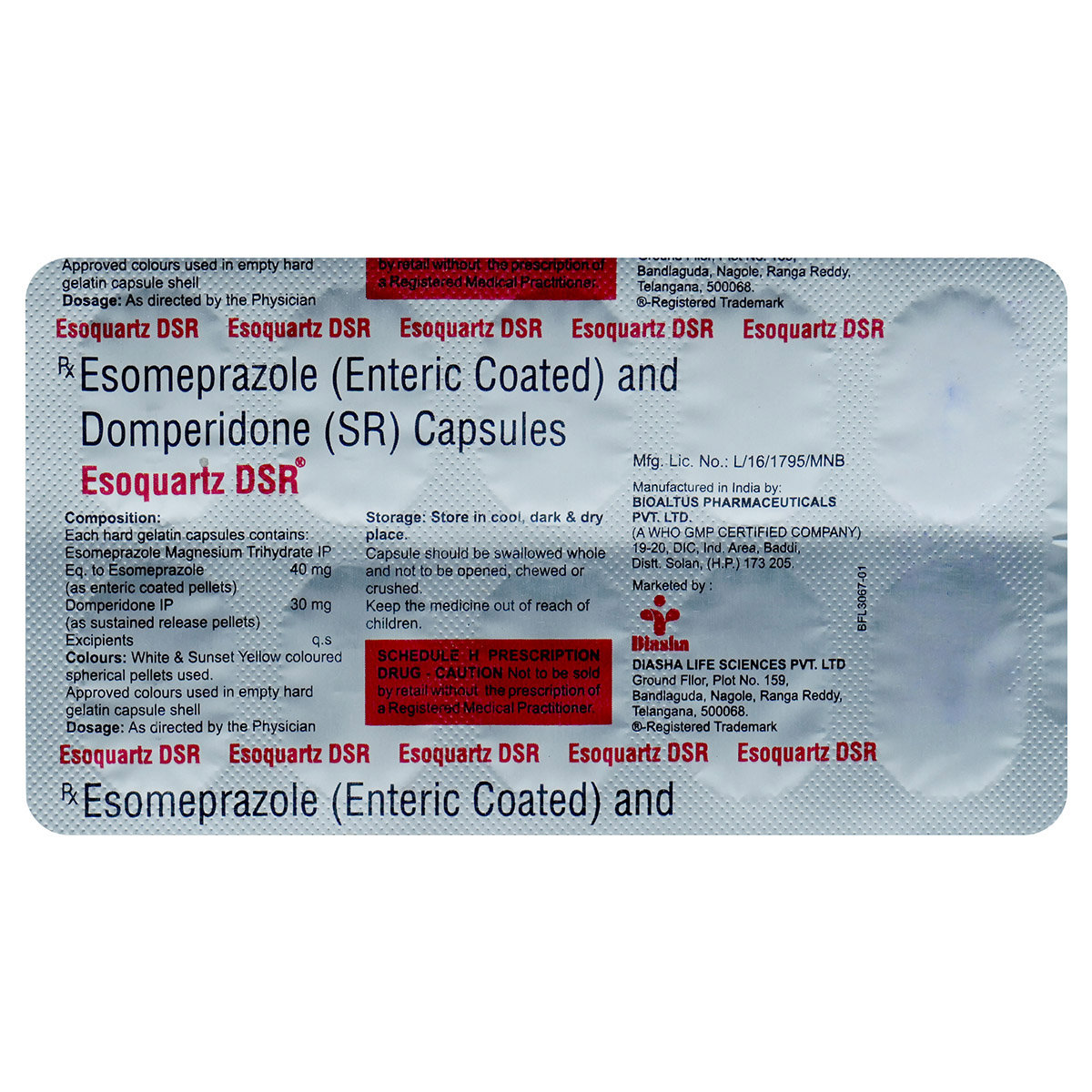 Esoquartz DSR Capsule 10's, Pack of 10 CapsuleS Esoquartz DSR Capsule 10's, Pack of 10 CapsuleS