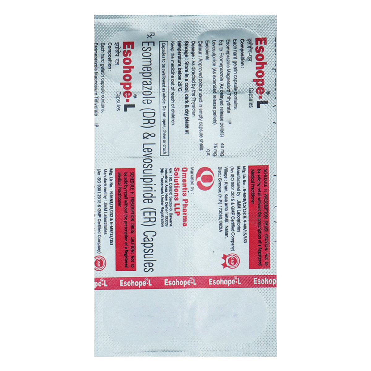 Esohope-L Capsule 10's, Pack of 10 CapsuleS Esohope-L Capsule 10's, Pack of 10 CapsuleS