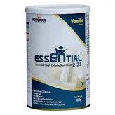 Essential 2.25 Vanilla Flavour High Calorie Nutrition Powder, 400 gm Tin, Pack of 1