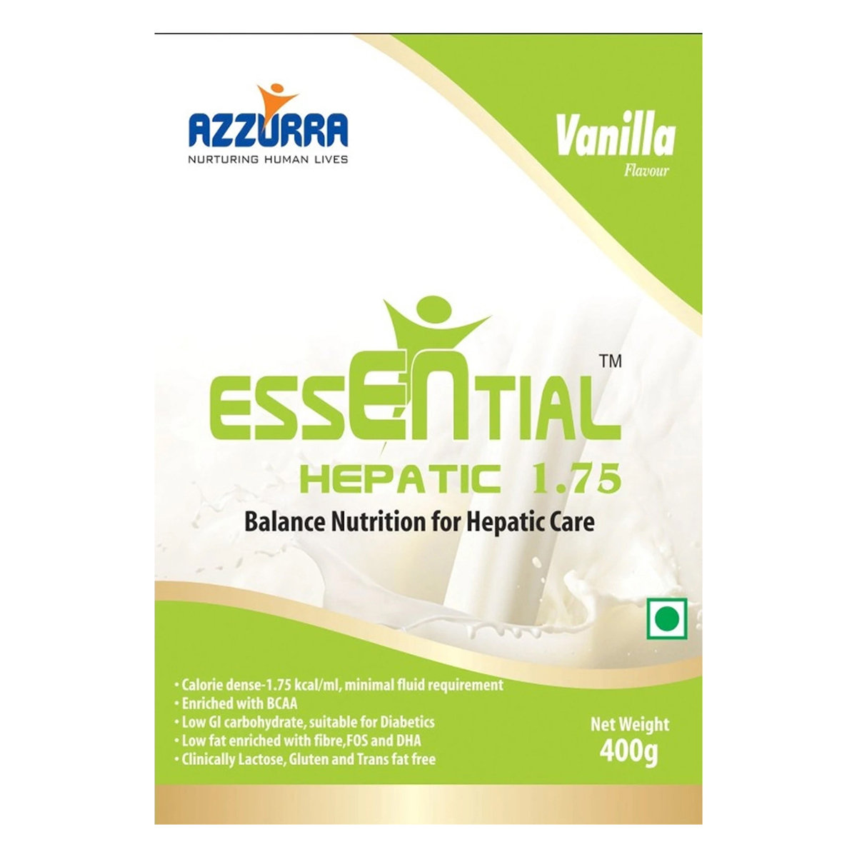 Essential Nutrition Series Hepatic 1.75 Vanilla Flavour Powder, 400 gm, Pack of 1 Essential Nutrition Series Hepatic 1.75 Vanilla Flavour Powder, 400 gm, Pack of 1