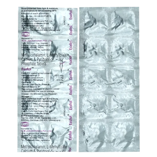 Essfol Tablet 10's, Pack of 10