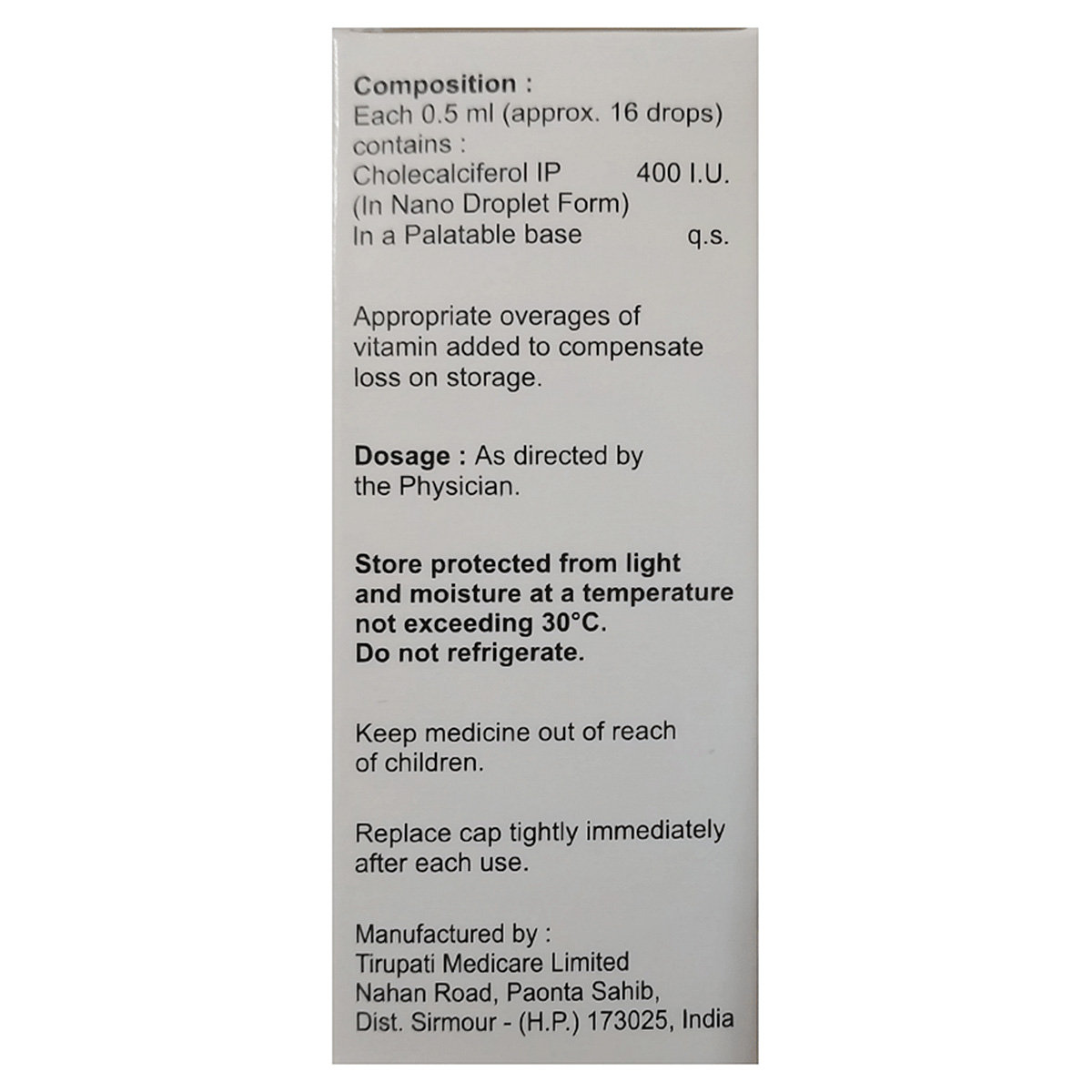 Essensuals D3 Drops 15 ml, Pack of 1 Essensuals D3 Drops 15 ml, Pack of 1