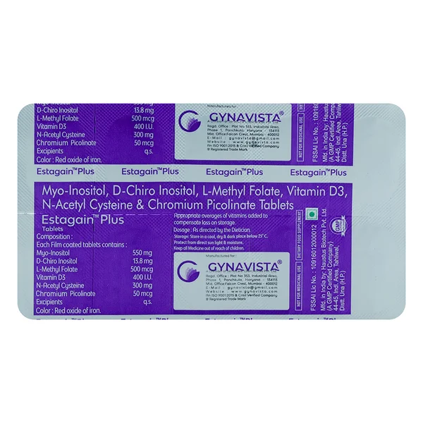 Estagain Plus Tablet 10's