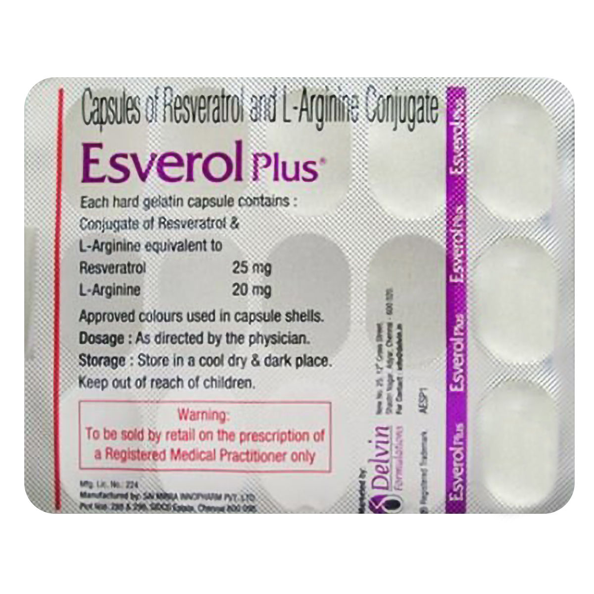 Buy Esverol Plus Capsule 10's Online