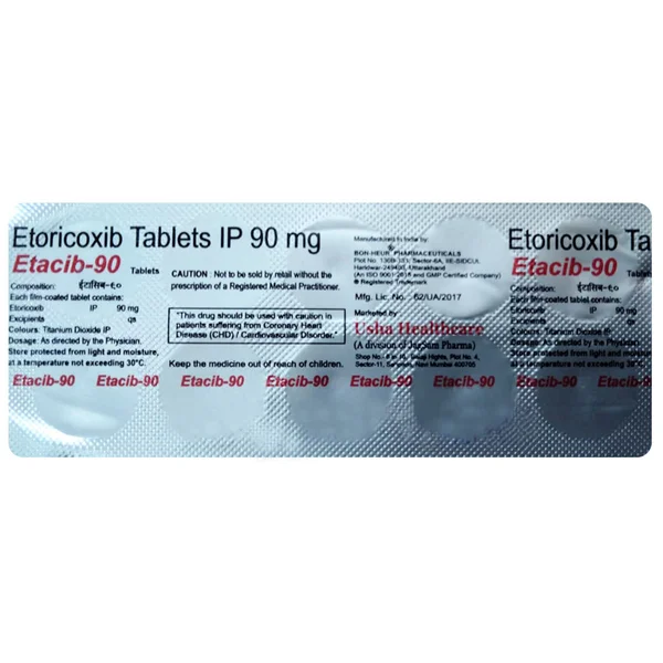 Etacib -90 Tablet 10's, Pack of 10 TabletS