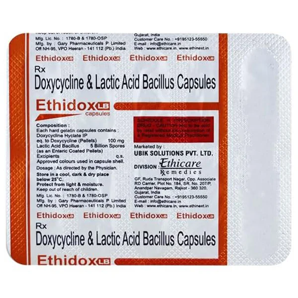Ethidox LB Capsule 10's