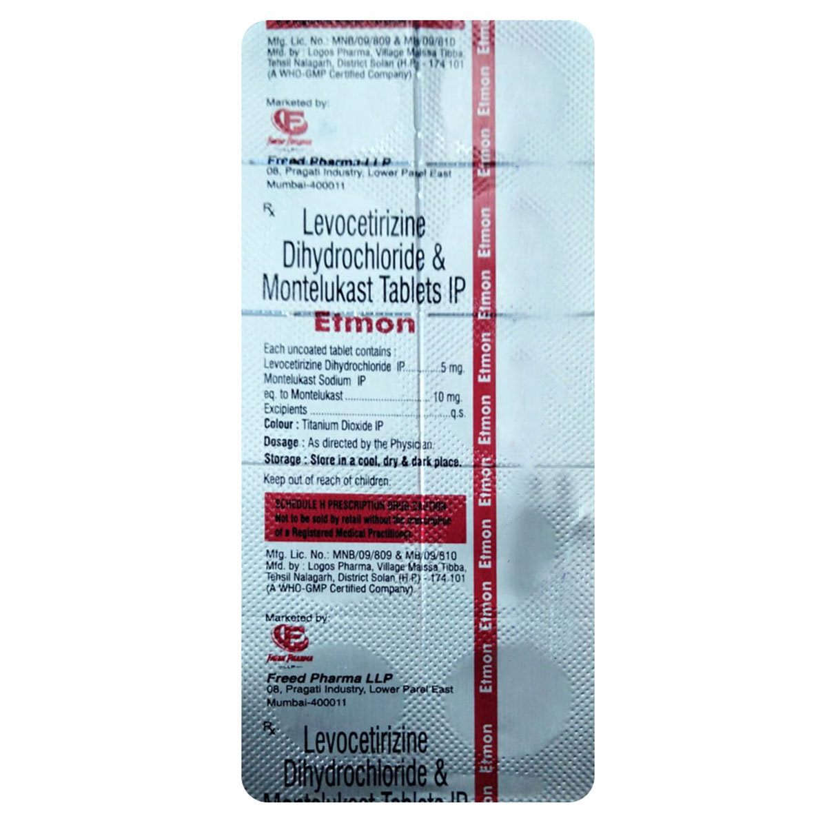 Etmon Tablet 10's, Pack of 10 TABLETS Etmon Tablet 10's, Pack of 10 TABLETS