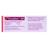 Etoshine 60 Tablet 10's, Pack of 10 TABLETS