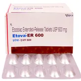 Etova ER 600 Tablet 10's, Pack of 10 TABLETS