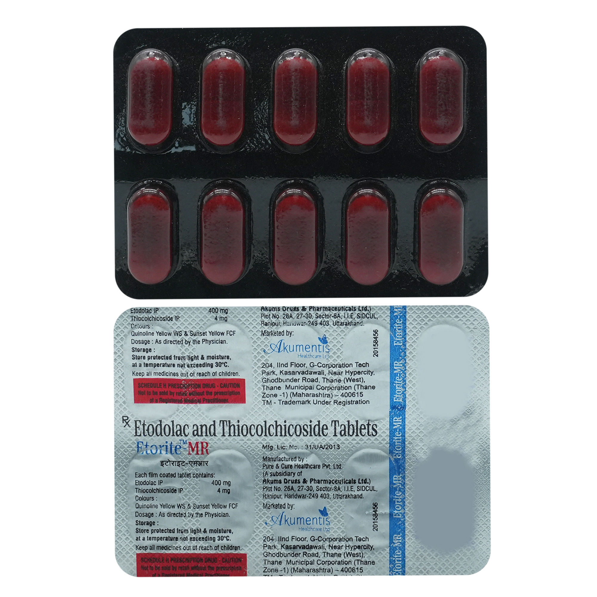 Buy Etorite-MR 4 mg Tablet 10's Online