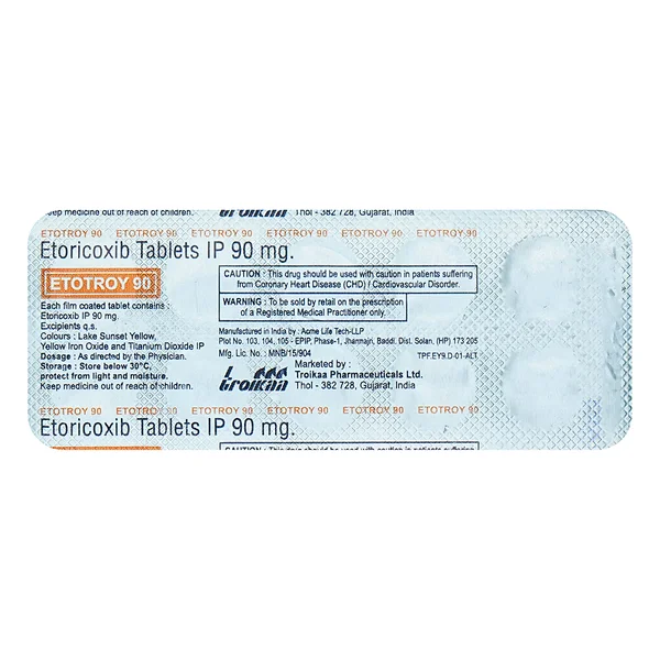 Etotroy 90 Tablet 10's