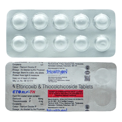 Etorlf-Th 60/4 Tab 10'S, Pack of 10 TABLETS