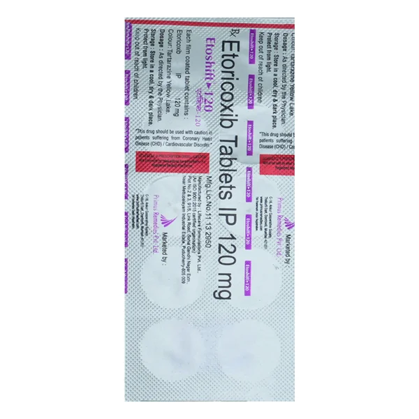 Etoshift-120 Tablet 10's