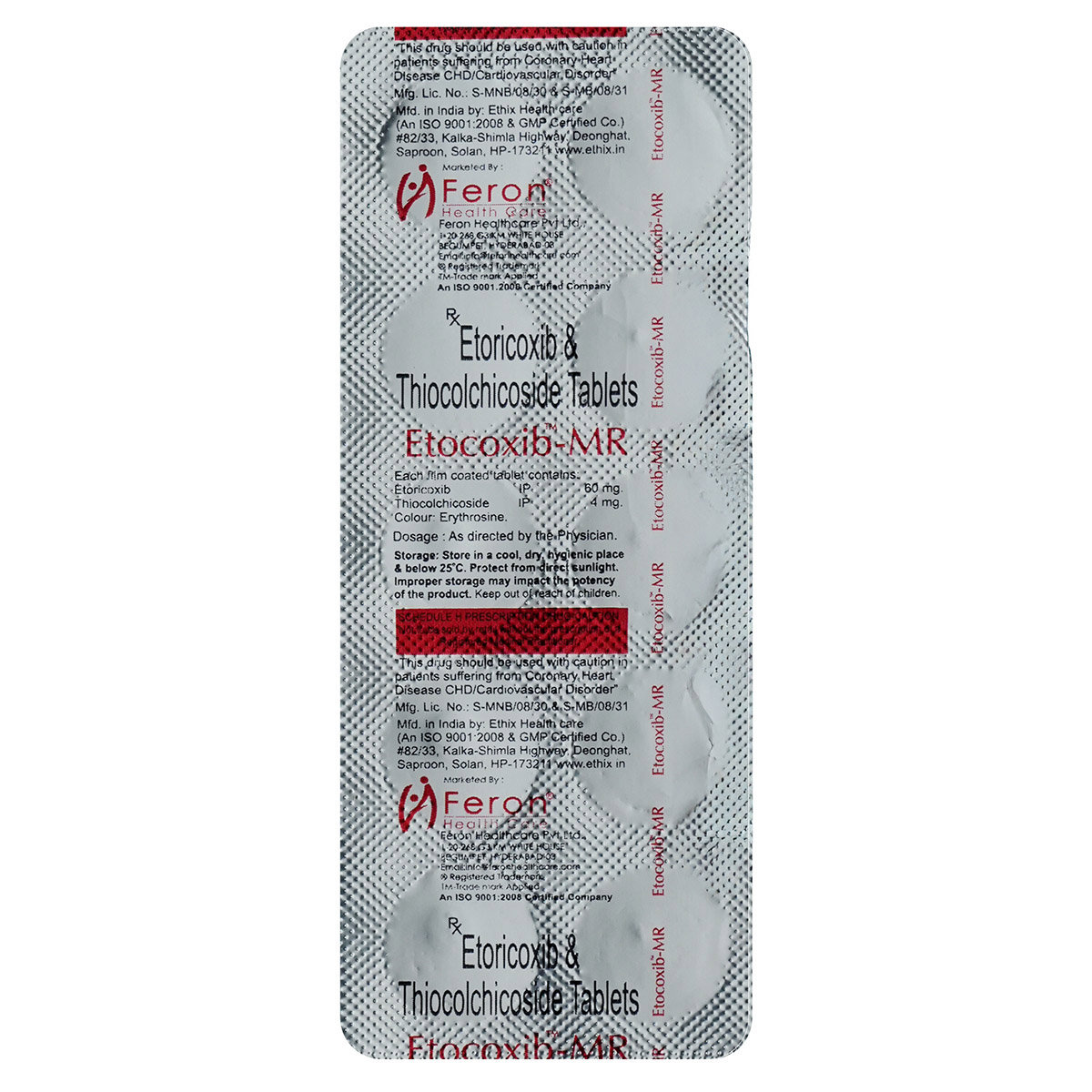 Etocoxib-MR Tablet 10's, Pack of 10 TabletS Etocoxib-MR Tablet 10's, Pack of 10 TabletS