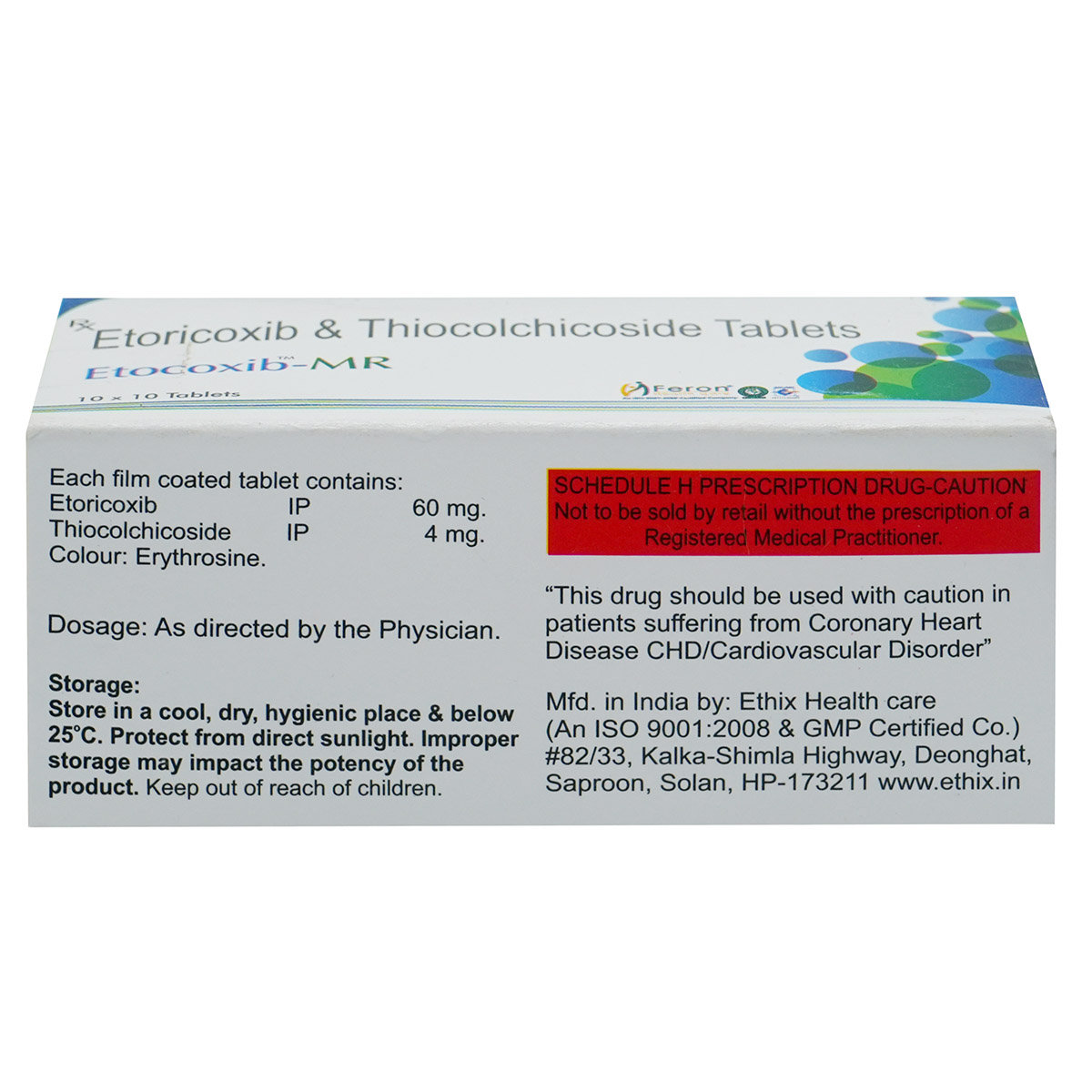 Etocoxib-MR Tablet 10's, Pack of 10 TabletS Etocoxib-MR Tablet 10's, Pack of 10 TabletS