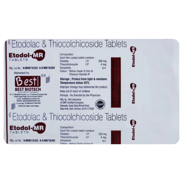 Etodol-MR Tablet 10's
