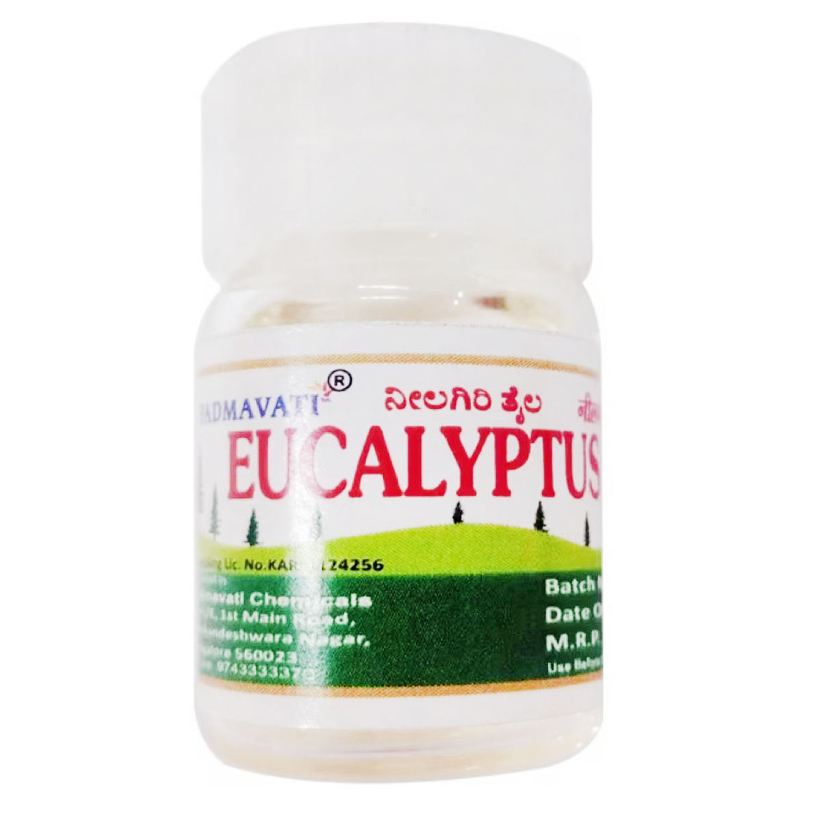 Buy Padmavati Eucalyptus Oil, 10 ml Online