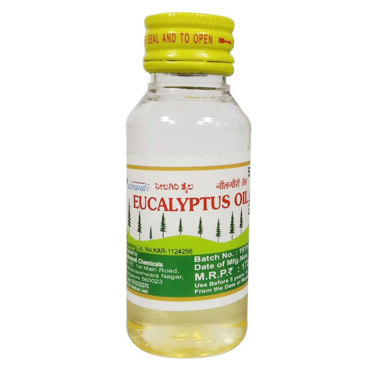 Buy Padmavati Eucalyptus Oil, 100 ml Online