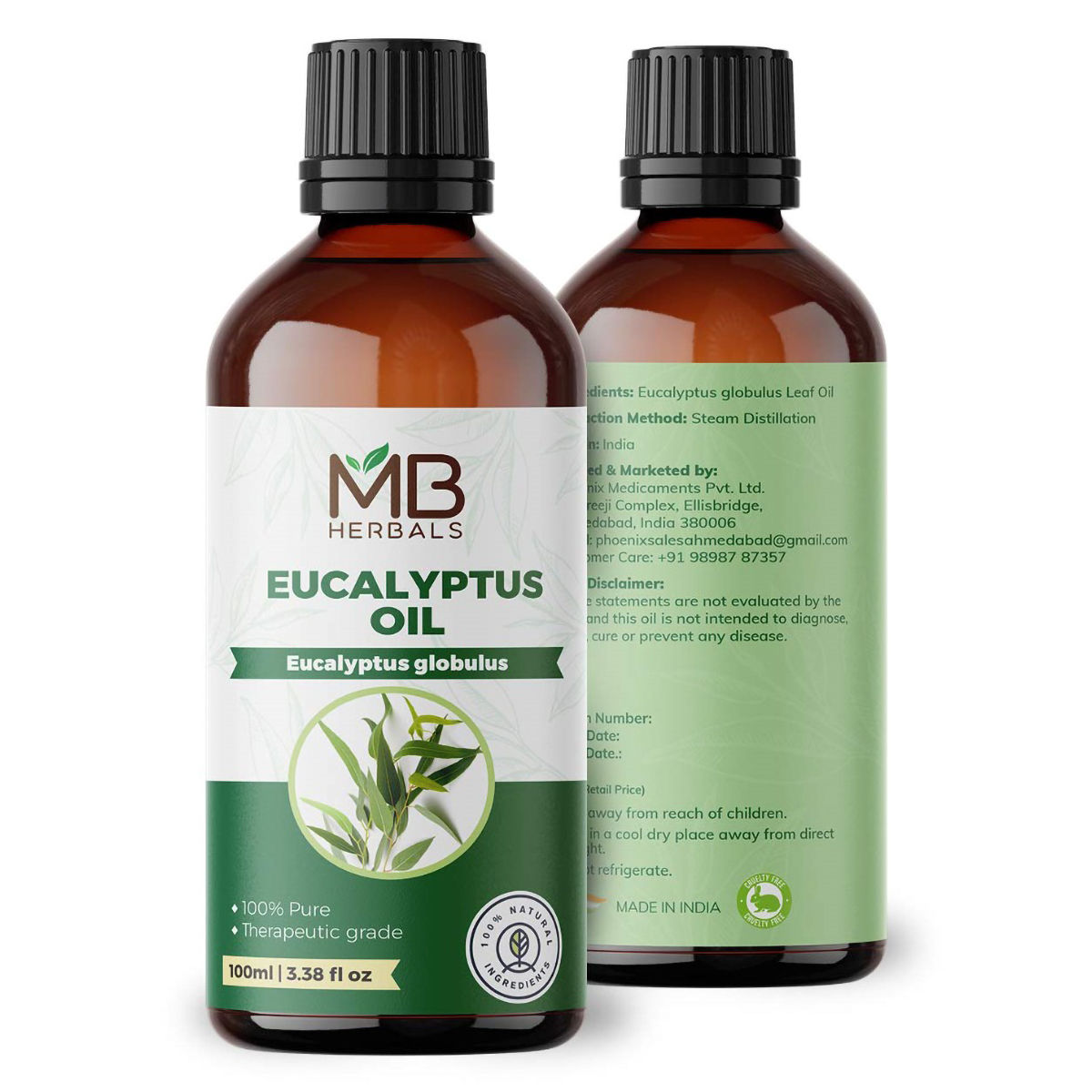 Buy MB Herbal Eucalyptus Oil, 100 ml Online