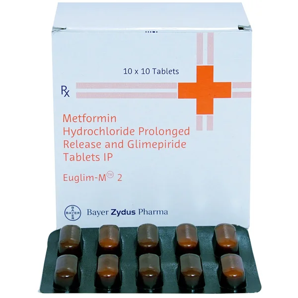 Euglim M 2 Tablet 10's, Pack of 10 TABLETS