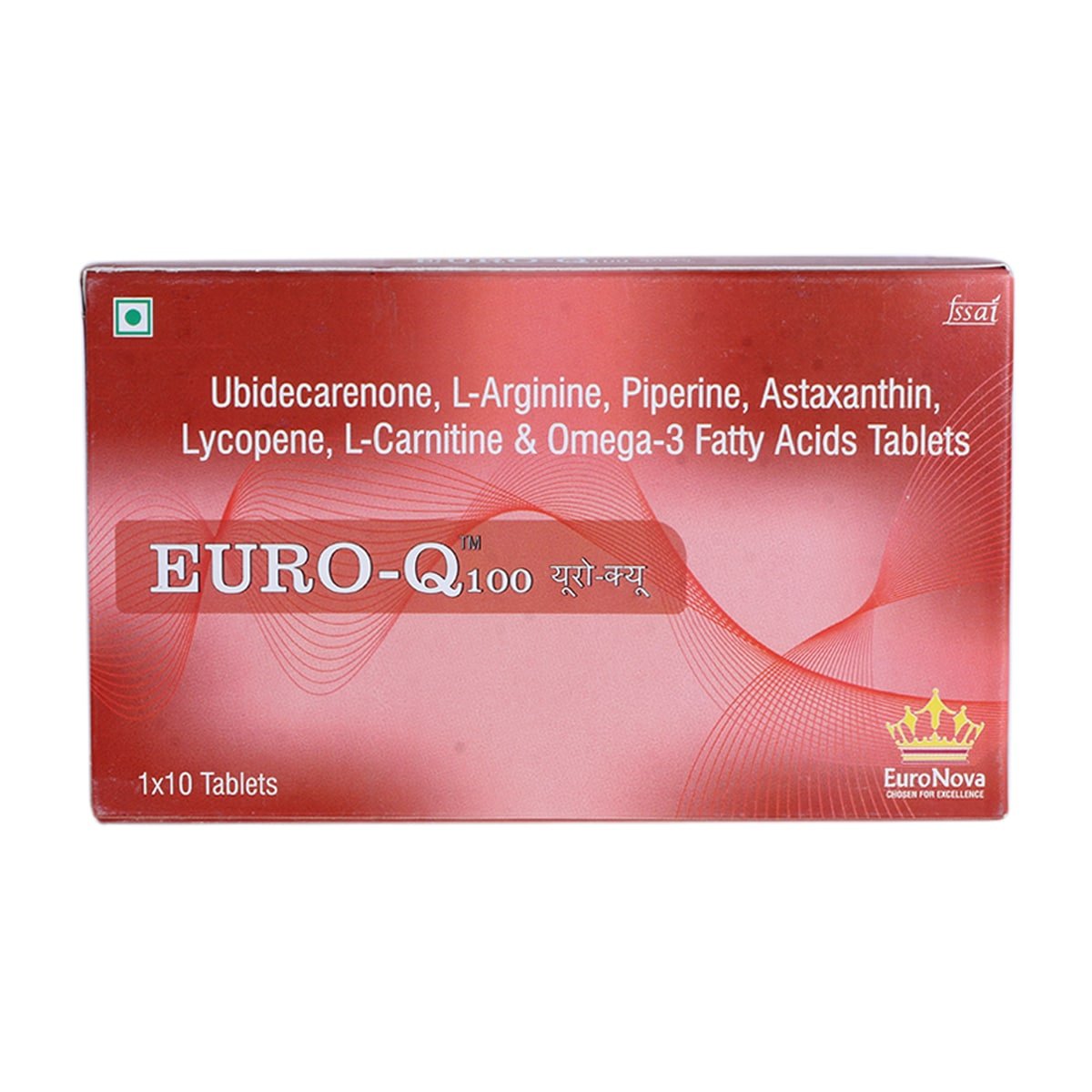 Euro-Q 100 Tablet 10's, Pack of 10 Euro-Q 100 Tablet 10's, Pack of 10
