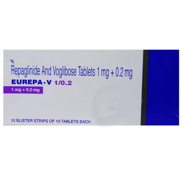 Eurepa-V 1/0.2 Tablet 10's, Pack of 10