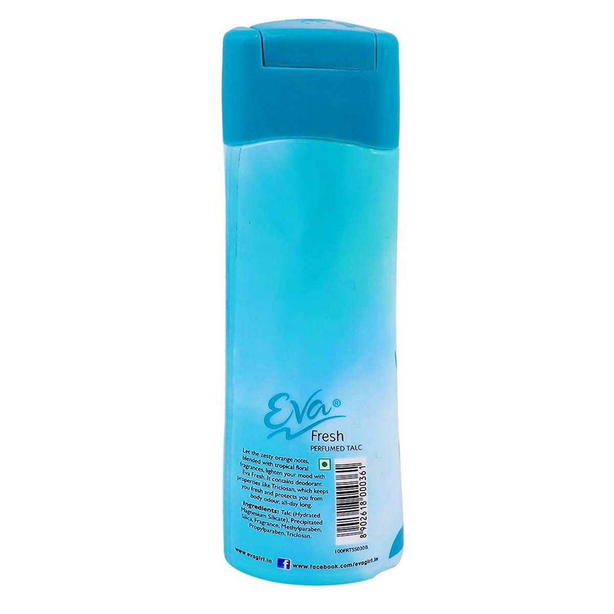 Eva Fresh Flower Shower Perfumed Talc 100 gm | Protects From Body Odour | Offers All Day Long Freshness | For Face & Body, Pack of 1 Eva Fresh Flower Shower Perfumed Talc 100 gm | Protects From Body Odour | Offers All Day Long Freshness | For Face & Body, Pack of 1