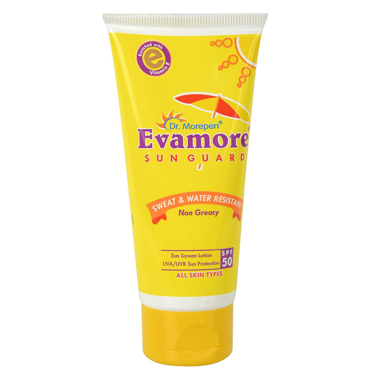 Evamore Sun Guard Spf 50 Sunscreen Lotion 100 ml, Pack of 1 Evamore Sun Guard Spf 50 Sunscreen Lotion 100 ml, Pack of 1